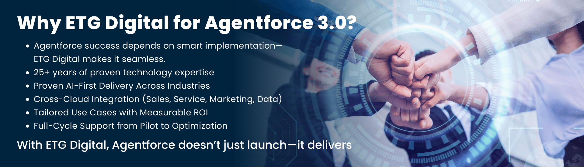 Why ETG Digital for Agentforce 3.0