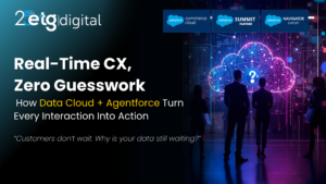 Read more about the article Real-Time CX, Zero Guesswork: How Data Cloud + Agentforce Turn Every Interaction Into Action