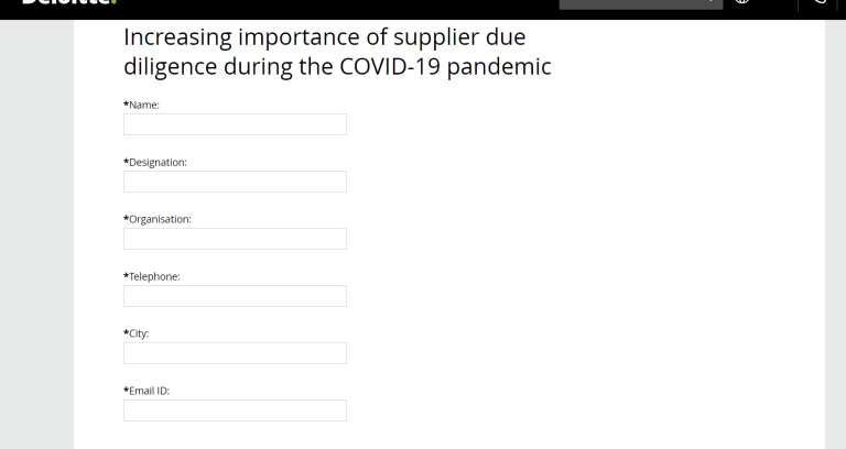 Increasing Importance of supplier due diligence Increasing Importance of supplier due diligence